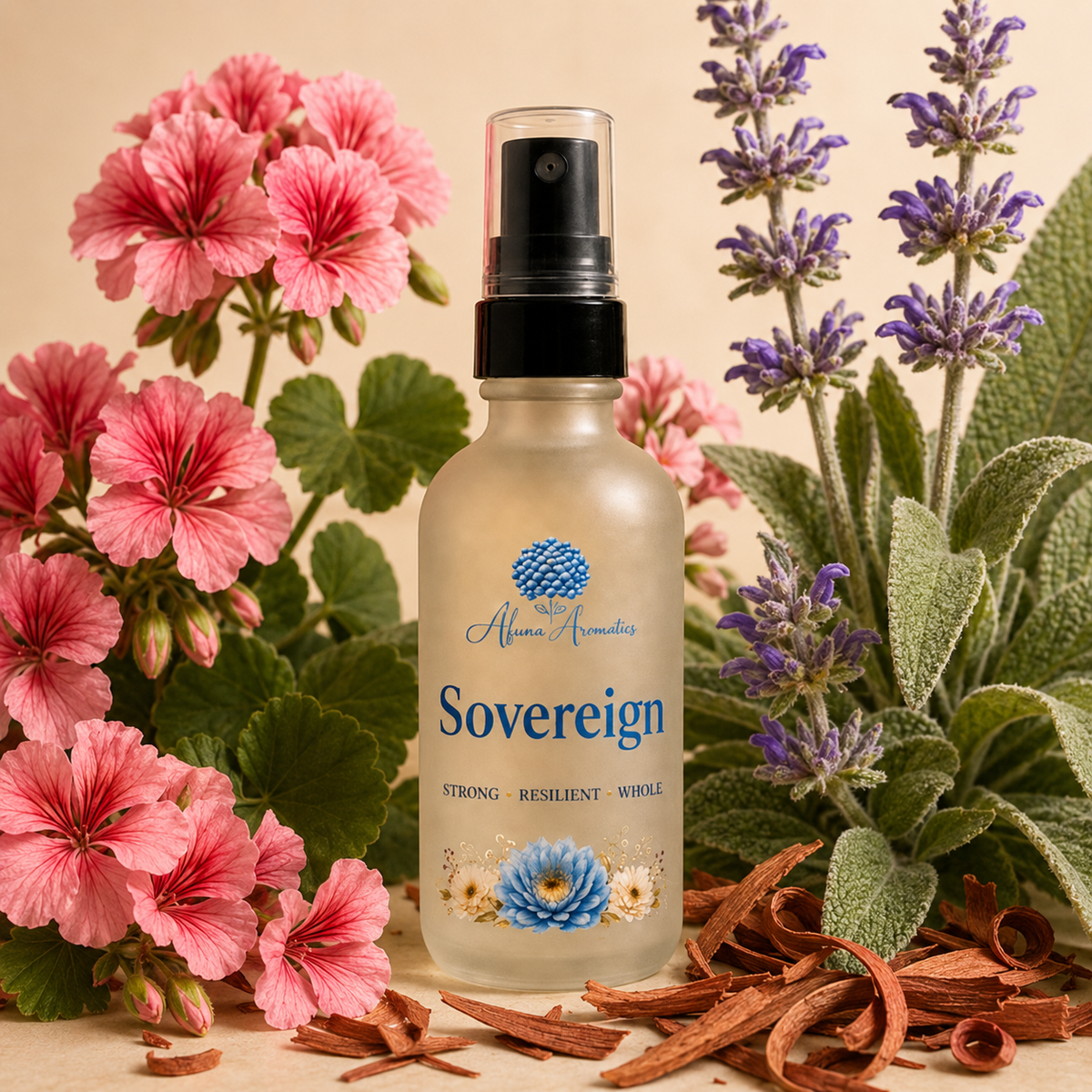Sovereign Mood Mist with Geranium, Clary Sage, and Sandalwood